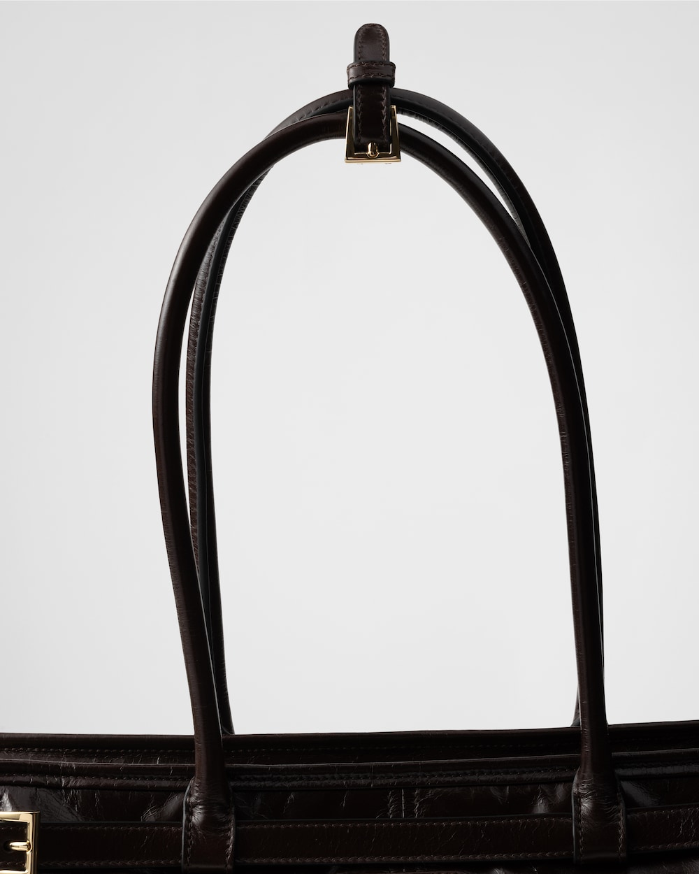 Prada Bonnie Large Leather Handbag - Image 3